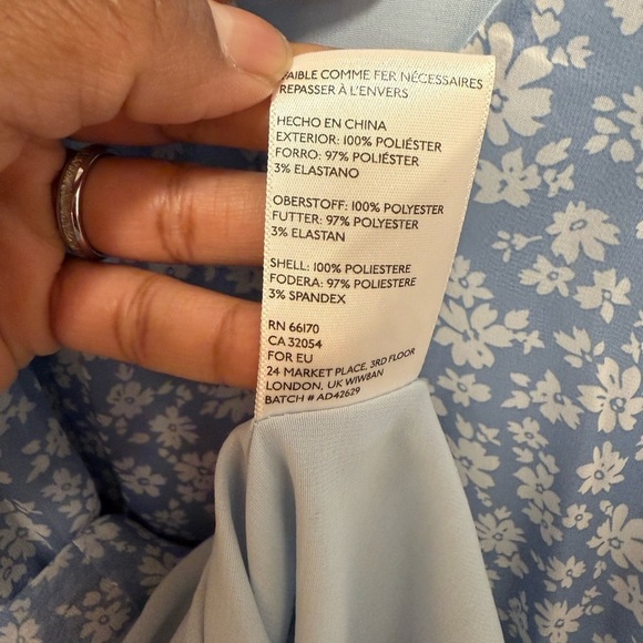 Kimchi Blue Urban Outfitters Sheer floral Fairy Cottagecore Boho Dress Medium - Picture 8 of 11